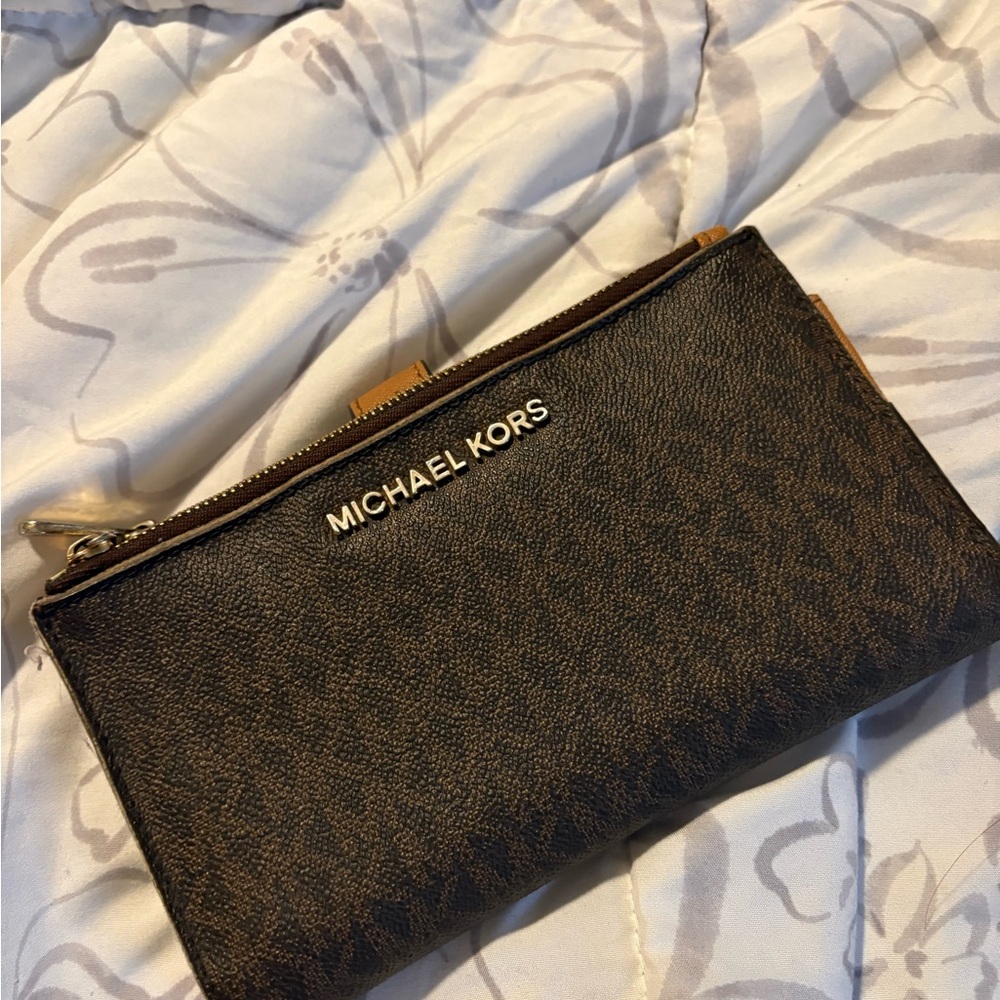 Michael Kors Dark Brown Clutch